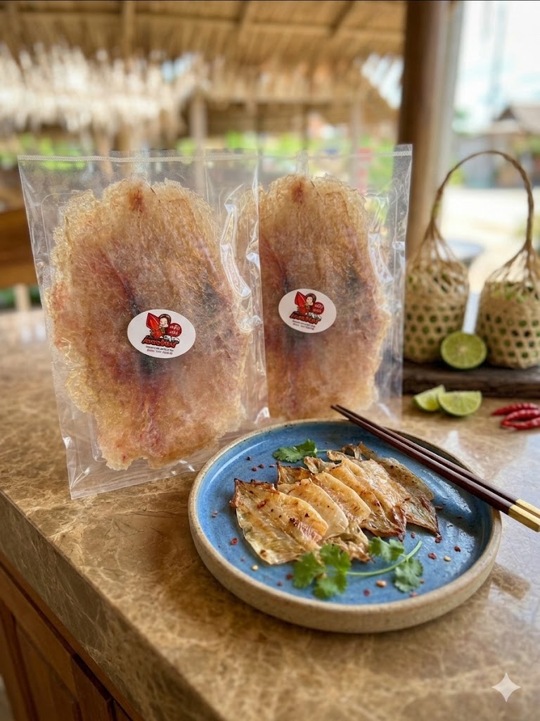 ปลาริวกิวหวานแผ่นพรีเมียม ร้านกุ้งเพชรรัตน์ ของฝากจากปากน้ำปราณ แพ็กใหญ่ 500 กรัม ปลาริวกิวหวานแผ่นพรีเมียม ร้านกุ้งเพชรรัตน์ ของฝากจากปากน้ำปราณ แพ็กใหญ่ 500 กรัม