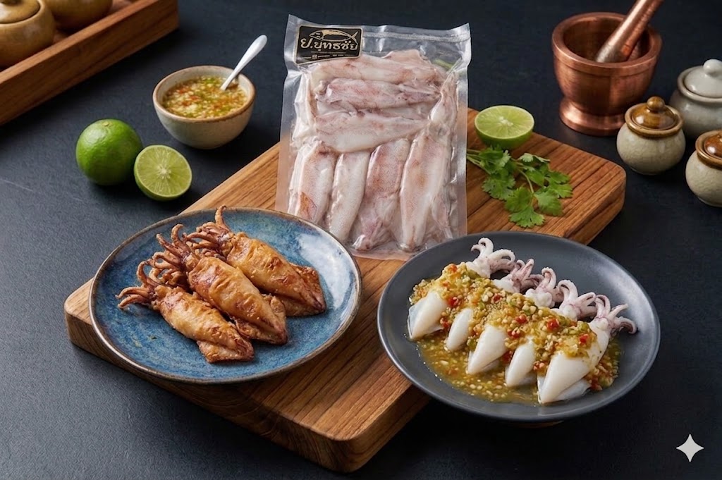ปลาหมึกไข่แดดเดียว ไข่แน่น หอมมัน ปลาหมึกไข่แดดเดียว