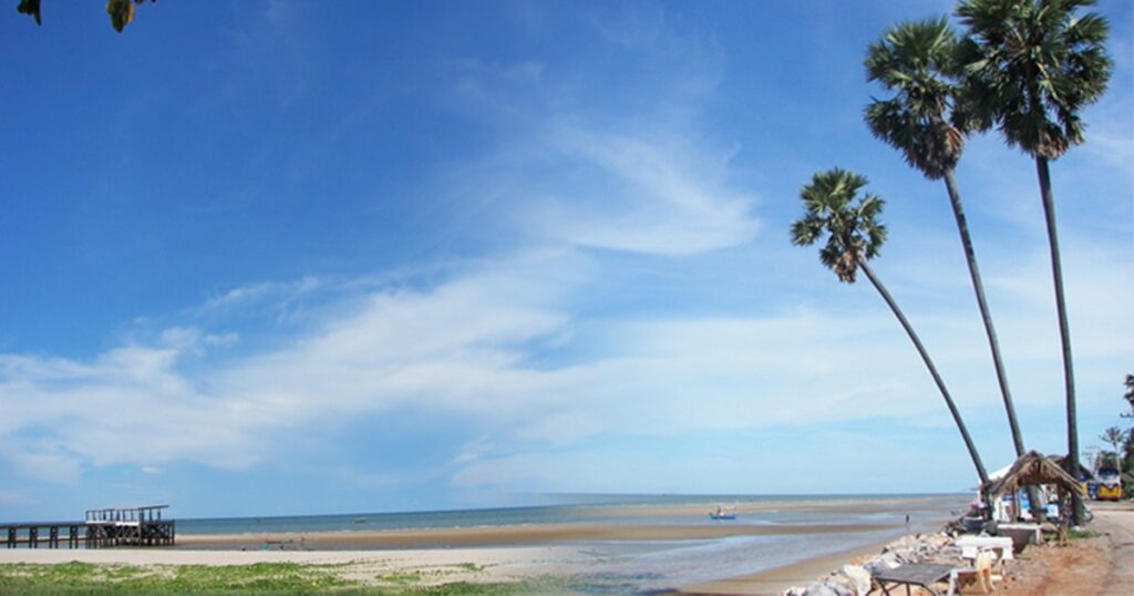 หาดปราณบุรี 3 ต้นตาลพี่น้อง